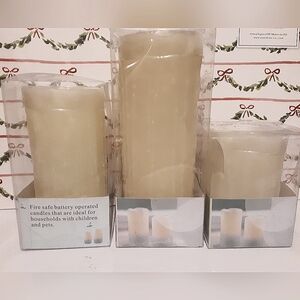 Wax battery candles